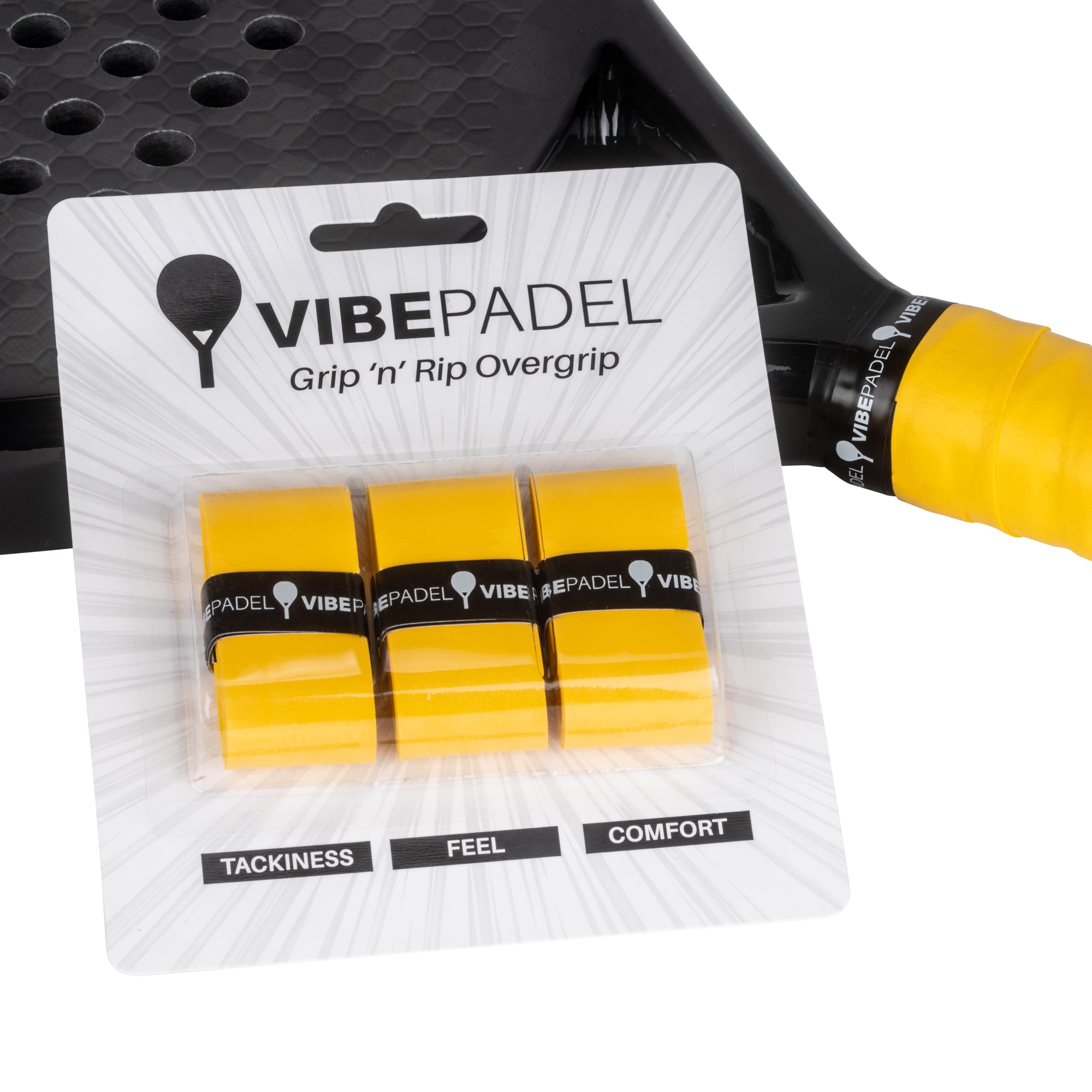 Vibe Padel - All Orange x3