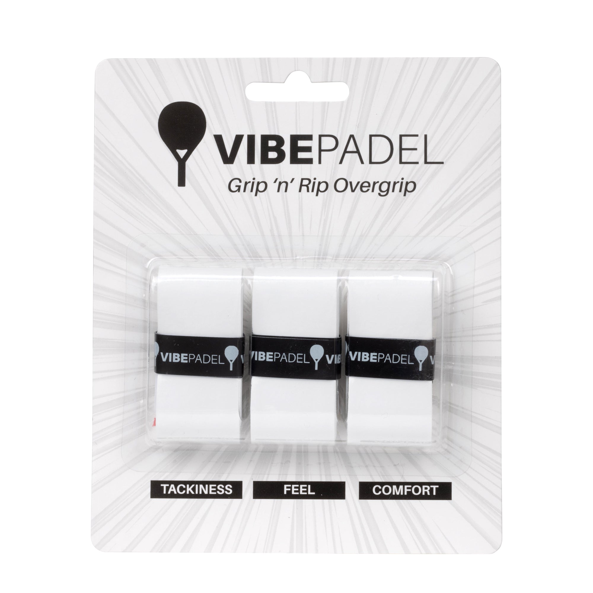 Vibe Padel - All White 60 pack