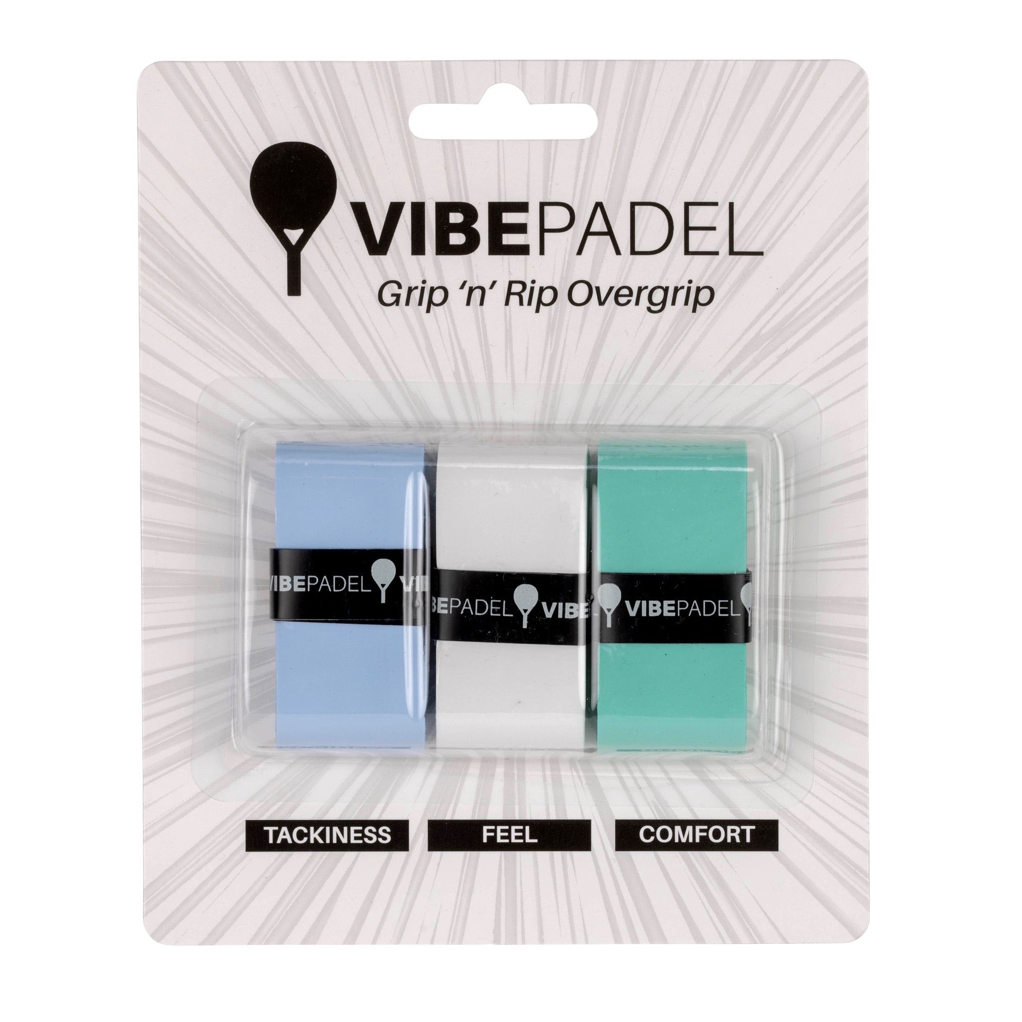 Vibe Padel Overgrip - 3 Pack - Mix it Up