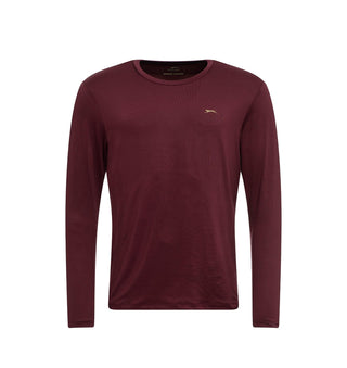 Tim Long Sleeve Tee Red-T-Shirts-Padel Corner-Clothing, pfs:label-Coming Soon, Slazenger, T-Shirt